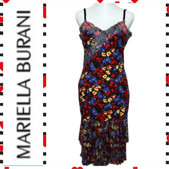 Mariella Burani Dresses & Skirts - ❤️ Vintage Mariella Burani Per AMULETI Floral Tank Dress